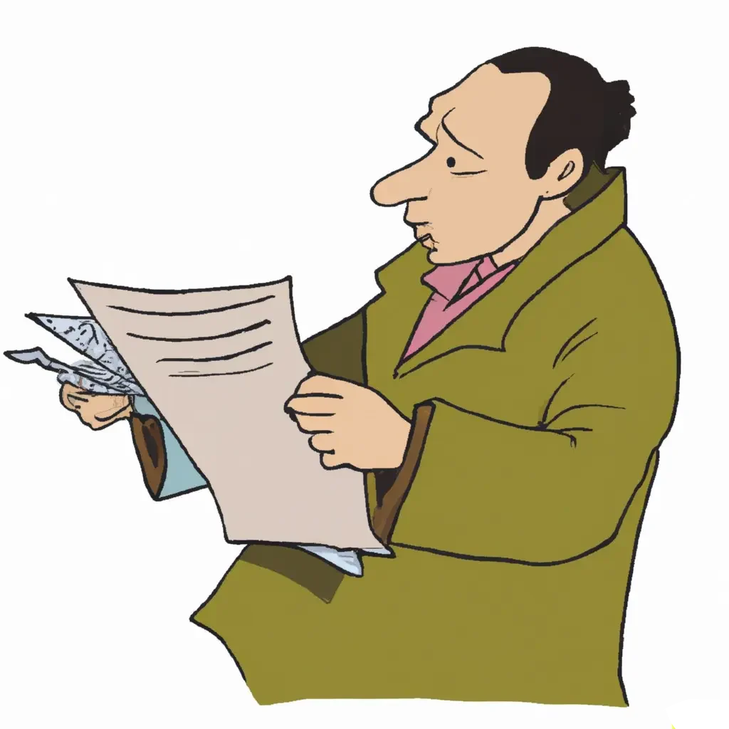 owner of property looking at documents needed to sell it